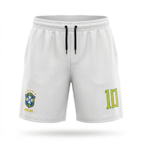 Bermuda Tactel Streetwear Seleção Brasileira Nº10 Masculino | VAI DAR BRASIL