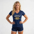 Blusa BRASIL Feminina ✦ Decote V Viscolycra Copa 2026 | VAI DAR BRASIL