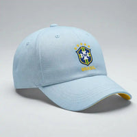 Boné Seleção Brasil CBF Bordado Aba Curva Unissex Strapback | VAI DAR BRASIL