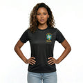 Camisa Brasil Bordada Dry Fit Torcida Feminina Copa 2026 | VAI DAR BRASIL