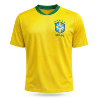 Camisa Brasil Bordada Dry Fit Torcida Masculina Copa 2026 | VAI DAR BRASIL