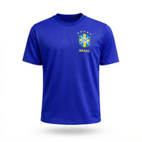 Camisa Brasil Bordada Dry Fit Torcida Masculina Copa 2026 | VAI DAR BRASIL