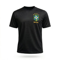 Camisa Brasil Bordada Dry Fit Torcida Masculina Copa 2026 | VAI DAR BRASIL