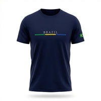 Camisa Masculina BRAZIL Casual Streetwear Algodão | VAI DAR BRASIL