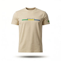 Camisa Masculina BRAZIL Casual Streetwear Algodão | VAI DAR BRASIL