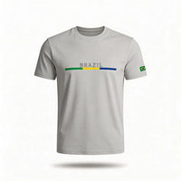 Camisa Masculina BRAZIL Casual Streetwear Algodão | VAI DAR BRASIL