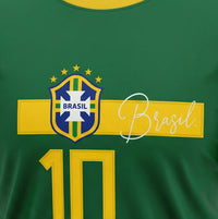 Camiseta Brasil Faixa Streetwear ✦ Brasão BRASIL Copa | VAI DAR BRASIL
