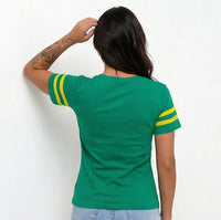 Camiseta Brasil T-Shirt Feminino Fit Regular Copa 2026 | VAI DAR BRASIL