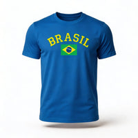 Camiseta Dry Fit Brasil Torcida Masculino Copa 2026 | VAI DAR BRASIL