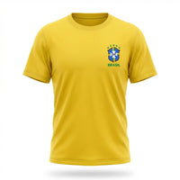 Camisa Infantil Seleção Brasileira Algodão Copa 2026 | VAI DAR BRASIL