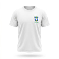 Camisa Infantil Seleção Brasileira Algodão Copa 2026 | VAI DAR BRASIL