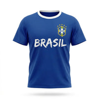 Camiseta Infantil Seleção Brasileira Dry-fit BRASIL Unissex | VAI DAR BRASIL