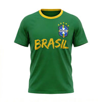 Camiseta Infantil Seleção Brasileira Dry-fit BRASIL Unissex | VAI DAR BRASIL
