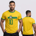 Camiseta Brasil Faixa Streetwear ✦ Brasão BRASIL Copa | VAI DAR BRASIL