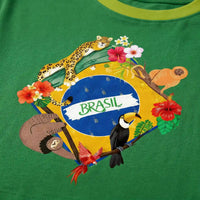 Cropped Oversized Brasil Bandeira | VAI DAR BRASIL — Coleção Copa 2026