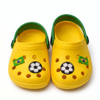 Papete Infantil Brasil ✦ Bola Bandeira Copa do Mundo | VAI DAR BRASIL