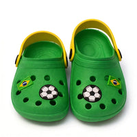 Papete Infantil Brasil ✦ Bola Bandeira Copa do Mundo | VAI DAR BRASIL
