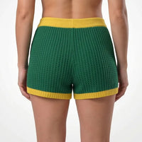 Short Crochê Tricô Vazado Brasil ✦ Cores do Hexa | VAI DAR BRASIL