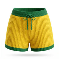 Short Crochê Tricô Vazado Brasil ✦ Cores do Hexa | VAI DAR BRASIL