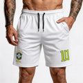 Bermuda Tactel Streetwear Seleção Brasileira Nº10 Masculino | VAI DAR BRASIL