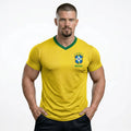 Camisa Brasil Bordada Dry Fit Torcida Masculina Copa 2026 | VAI DAR BRASIL