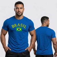 Camiseta Dry Fit Brasil Torcida Masculino Copa 2026 | VAI DAR BRASIL